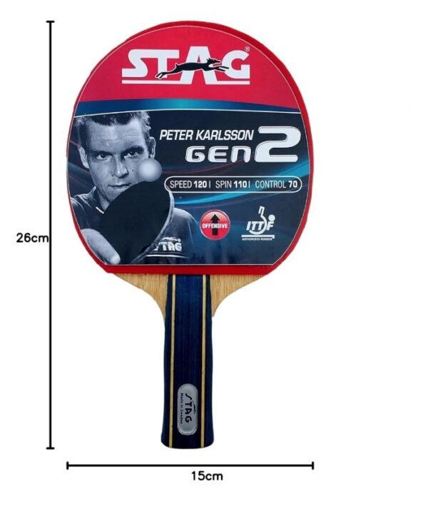 STAG PETER KARLSSON GEN-II TABLE TENNIS RACKET