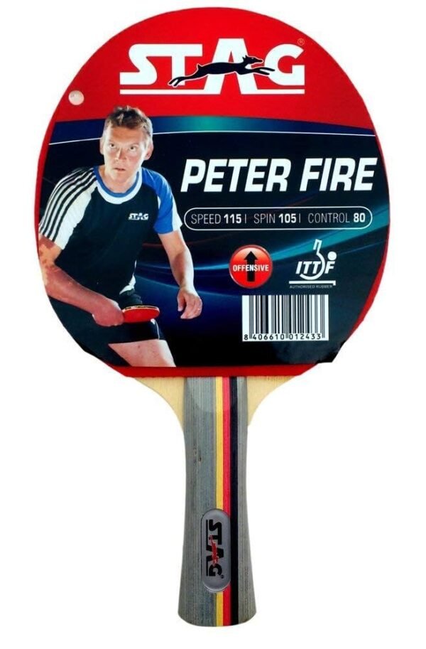 STAG PETER FIRE NINJA TABLE TENNIS RACKET