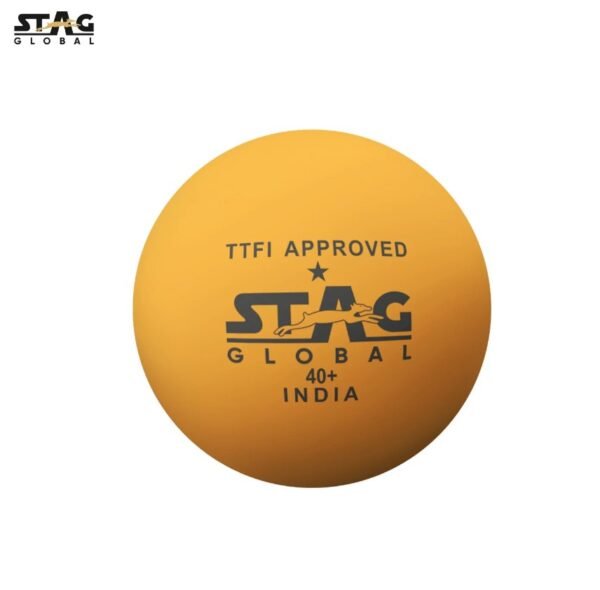STAG 1 Star Plastic TABLE TENNIS BALL Orange