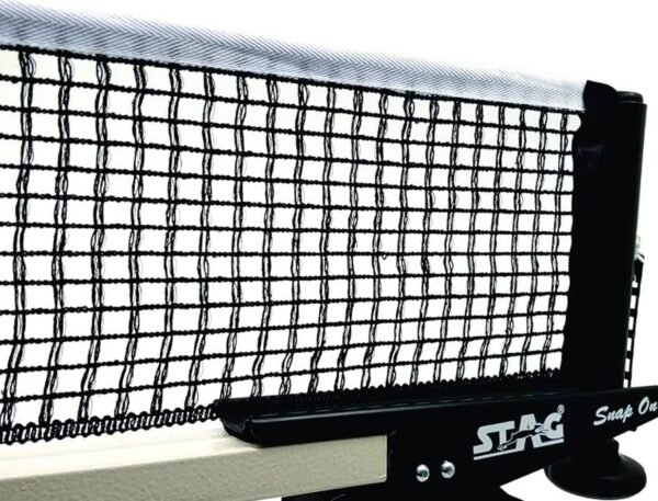 STAG Snap On TABLE TENNIS NET | Strong Grip & Durable Cotton Net Easy Setup