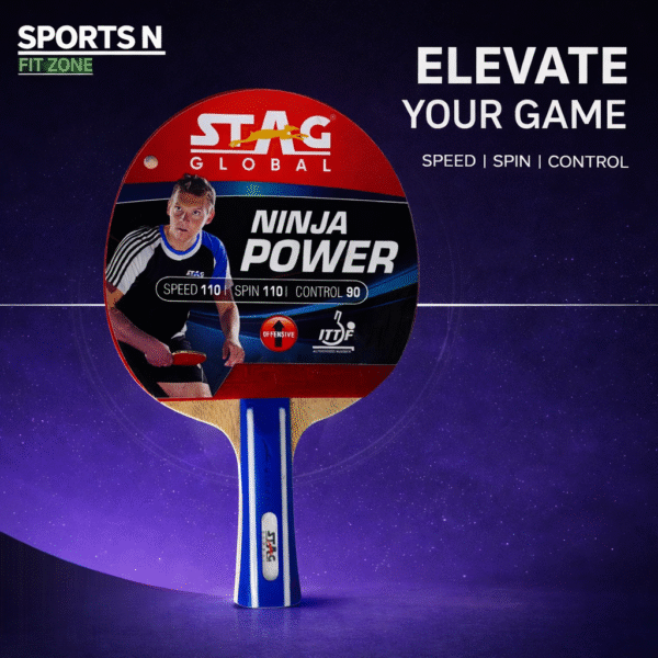 STAG NINJA POWER TABLE TENNIS RACKET